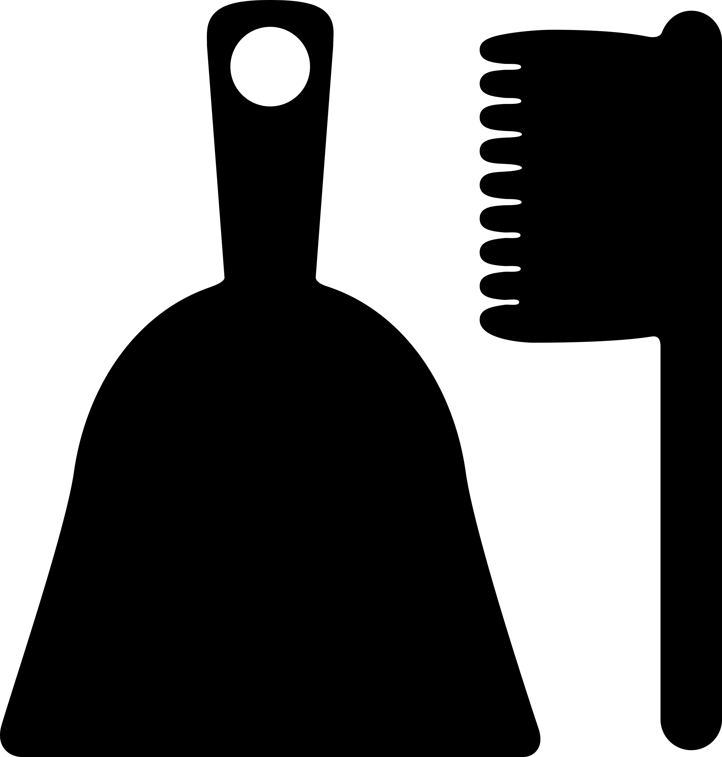 Dustpan And Brush Outline Icon Svg Set Free Vectors
